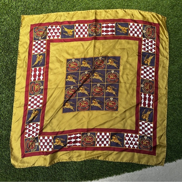 Vintage Burberrys silk scarf - Picture 1 of 9
